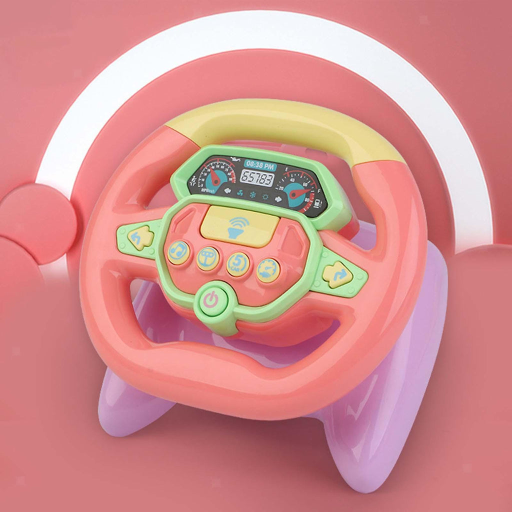 Battery Operated Kids Steering Wheel With Light & Music