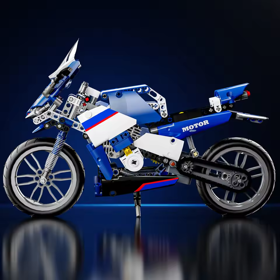 426Pcs DIY Racing Bike Lego Bricks Set