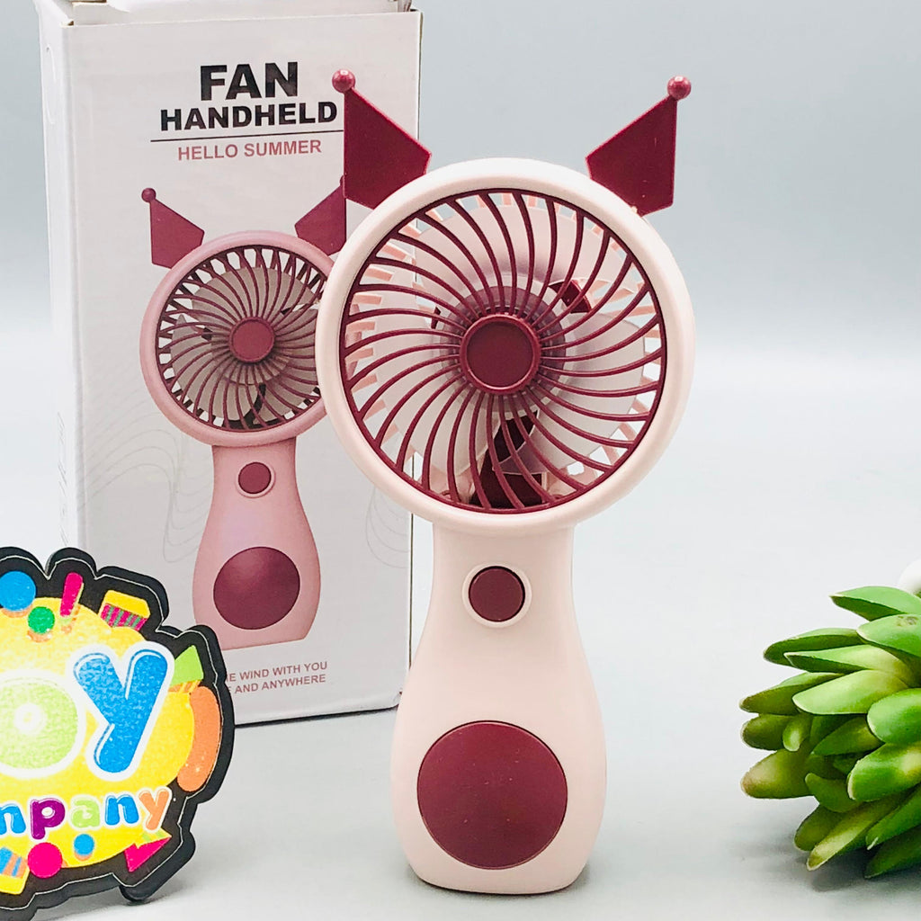 5" Rechargeable Hello Summer Mini Handheld Fan