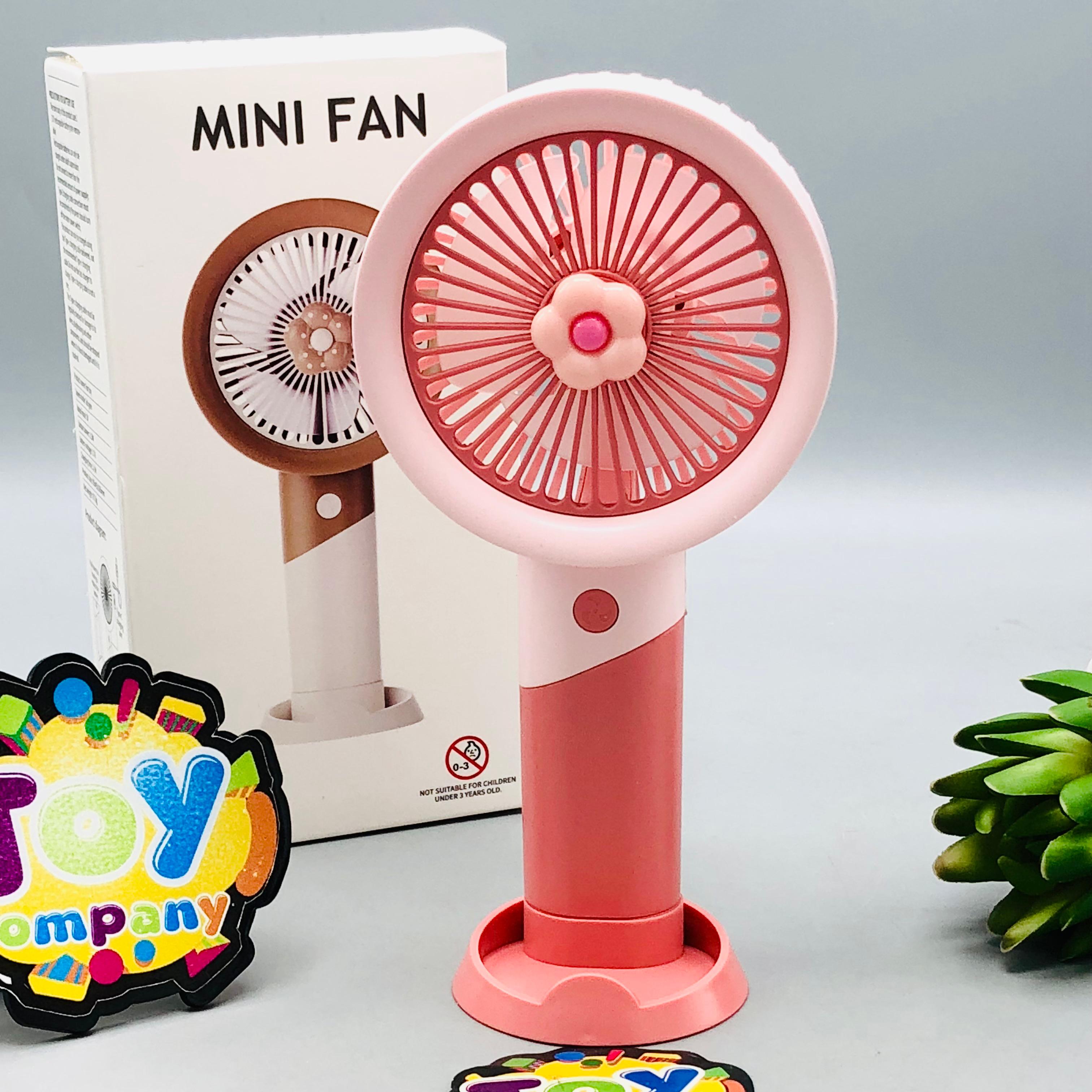 6.5" Rechargeable Mini Three Speed Summer Cooling Fan