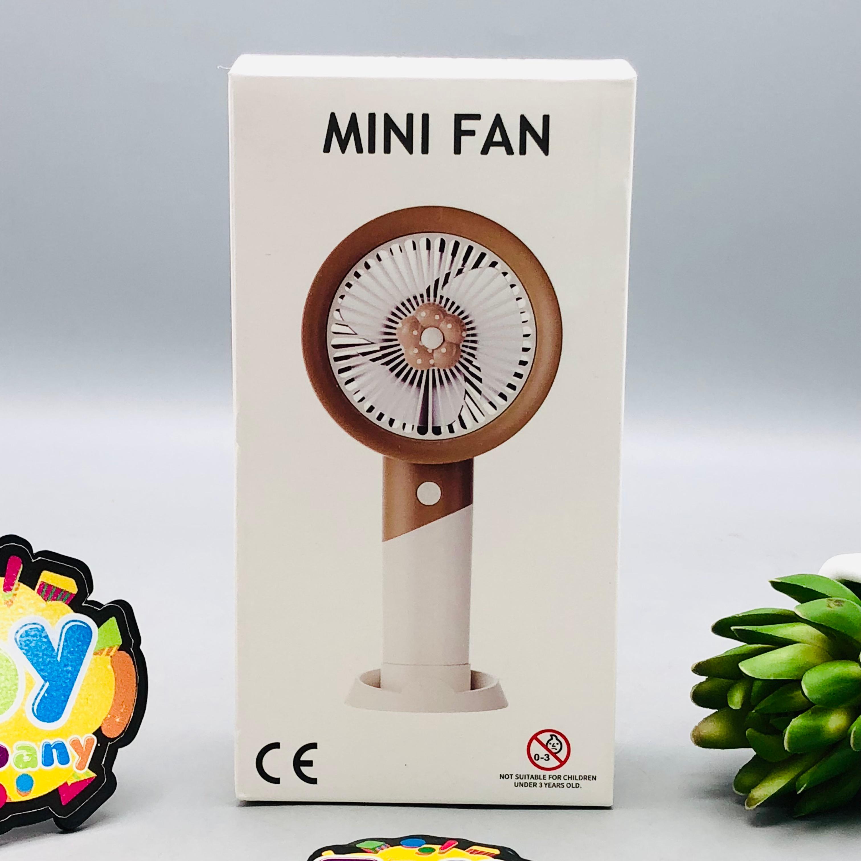 6.5" Rechargeable Mini Three Speed Summer Cooling Fan