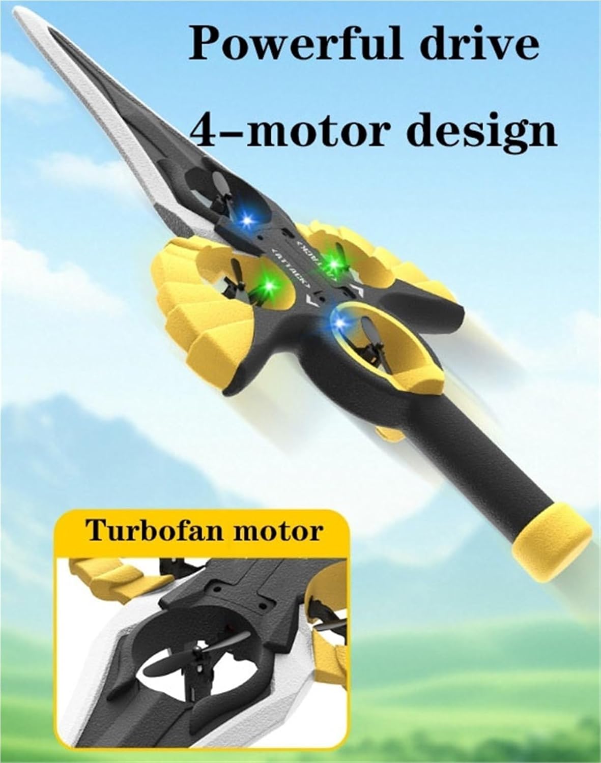 2.4G RC Sword Flying Aircraft Model