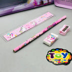 6Pcs Unicorn Themed Tin Geometry Box