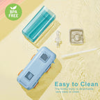 270gms 500ml Cute Bus Design Kids Water Bottle - Green/Blue