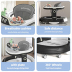 4in1 Multi-functional Baby Dino Musical Walker - Black
