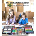 145Pcs Premium Kuromi Themed Kids Painting Kit Briefcase