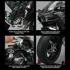 1:6 Diecast Kawasaki Ninja H2R Bootable Spray Bike