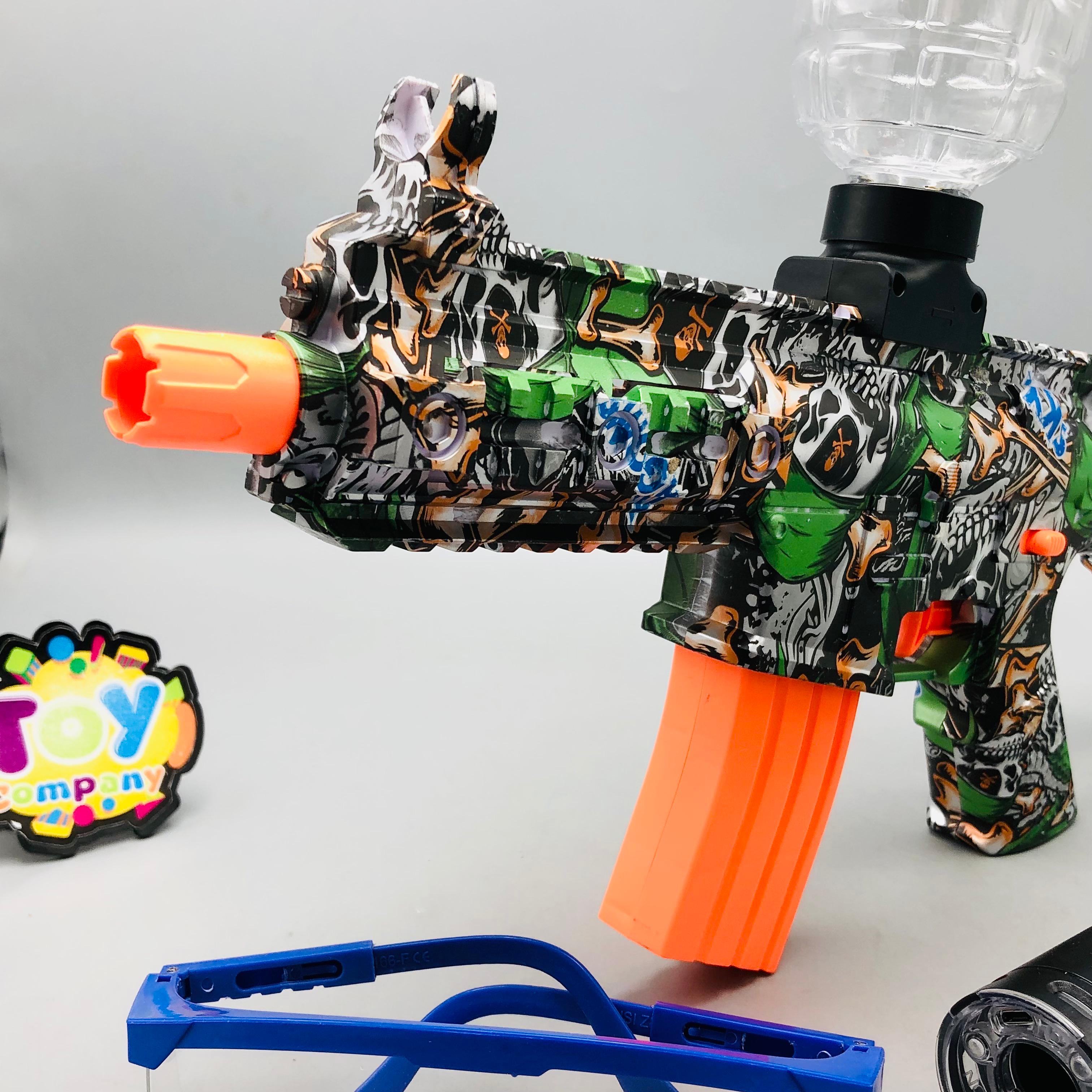 Electric M416 Gel Blaster Shooting Gun With Lights Muffler