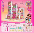 363Pcs DIY Luxury Villa Doll House