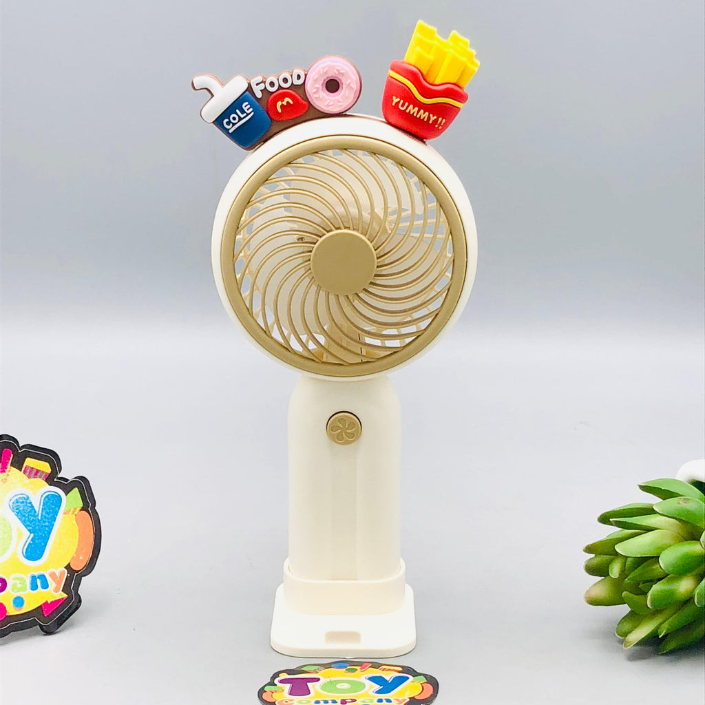 6.5" Rechargeable Fast Food Theme Cooling Fan