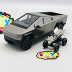 ABS Inertial Tesla With Quad Bike Model Car - 1Pc