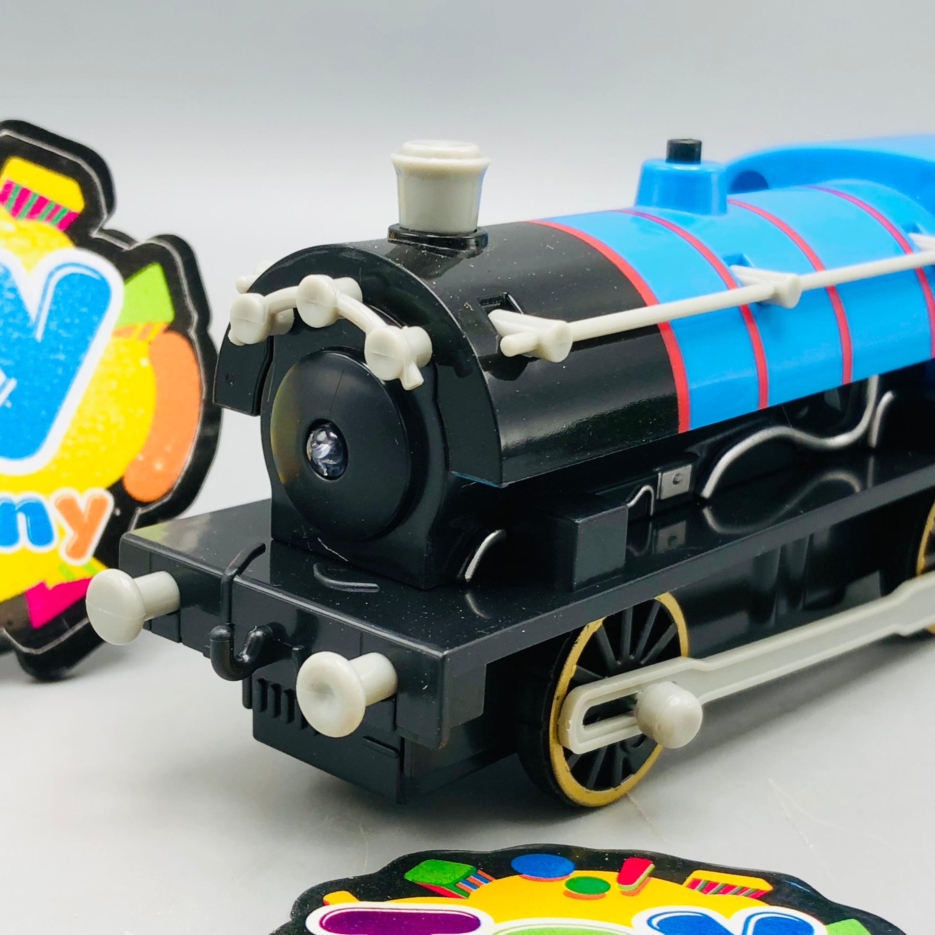 Kids ABS Pullback Train Engine With Light & Sound - 1Pc