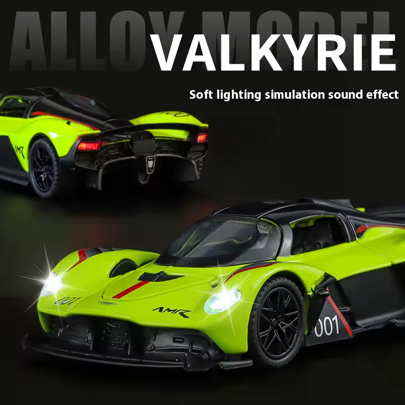 1:32 Diecast Aston Martin Valkyrie Model Car With Acrylic Display Box