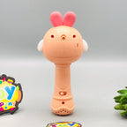 Baby Cute Musical Rabbit Stick With Lights - 1Pc