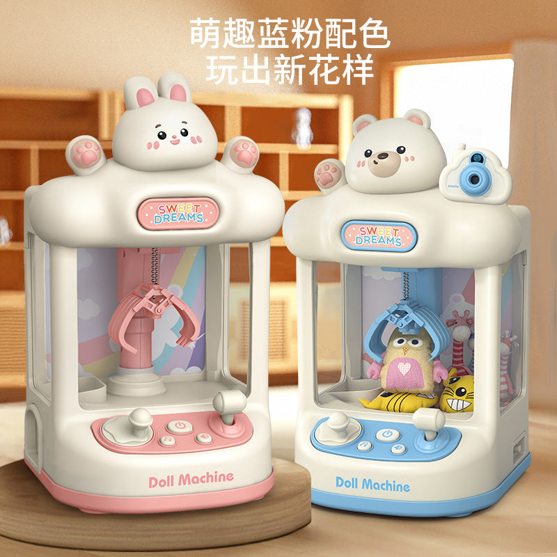 Kids Bear Claw Machine With Projection Camera