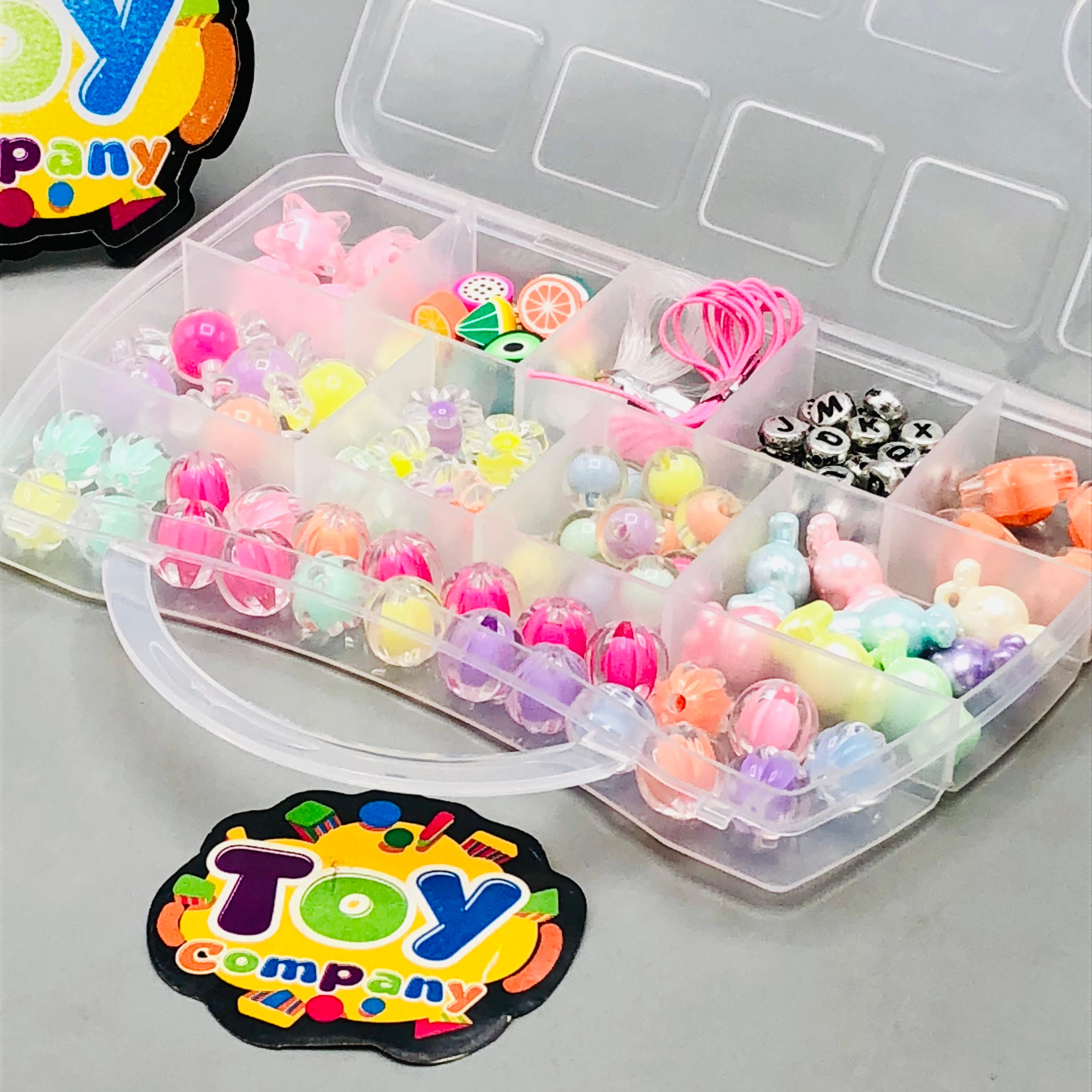 DIY Colorful Beads Set With Storage Box - Assortment