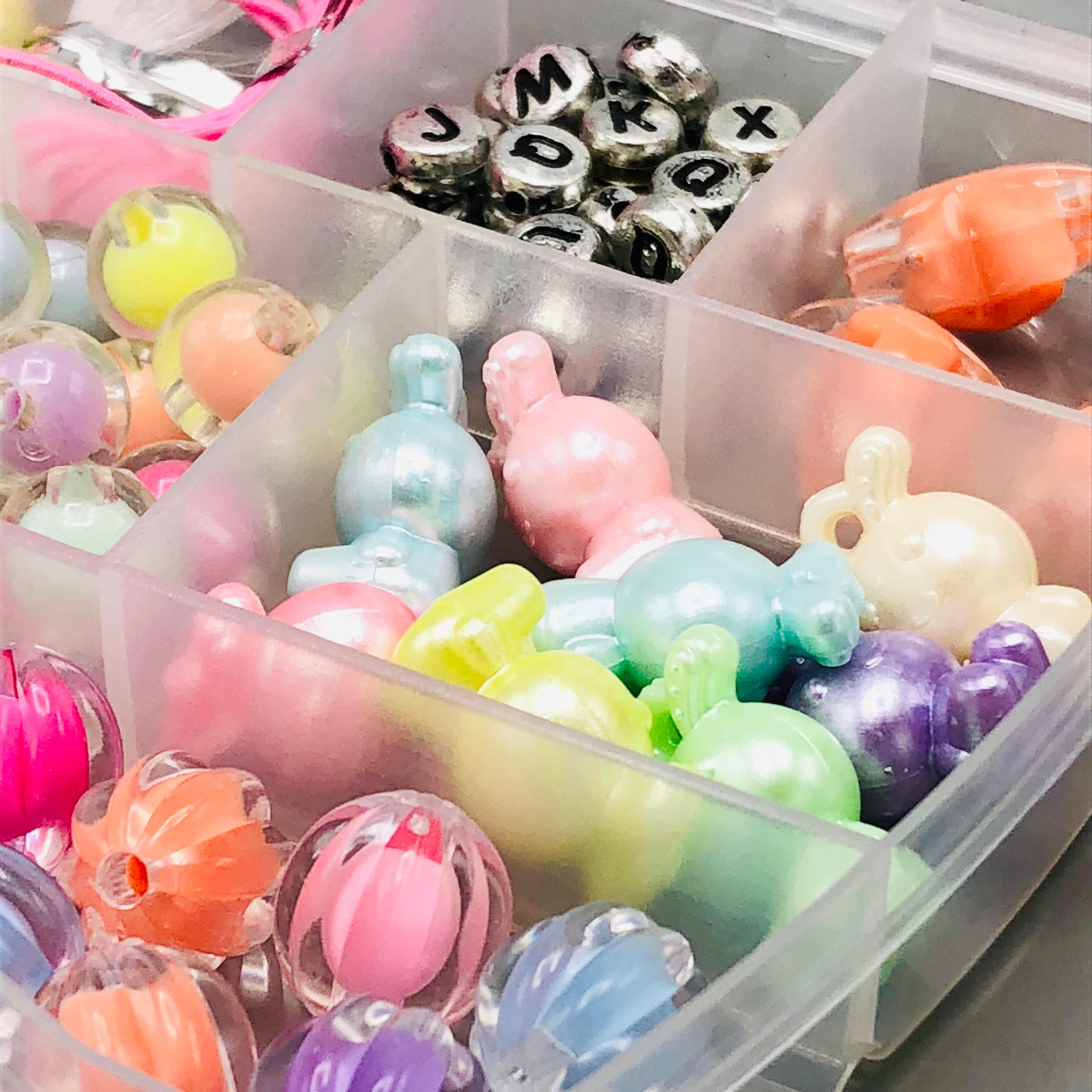 DIY Colorful Beads Set With Storage Box - Assortment