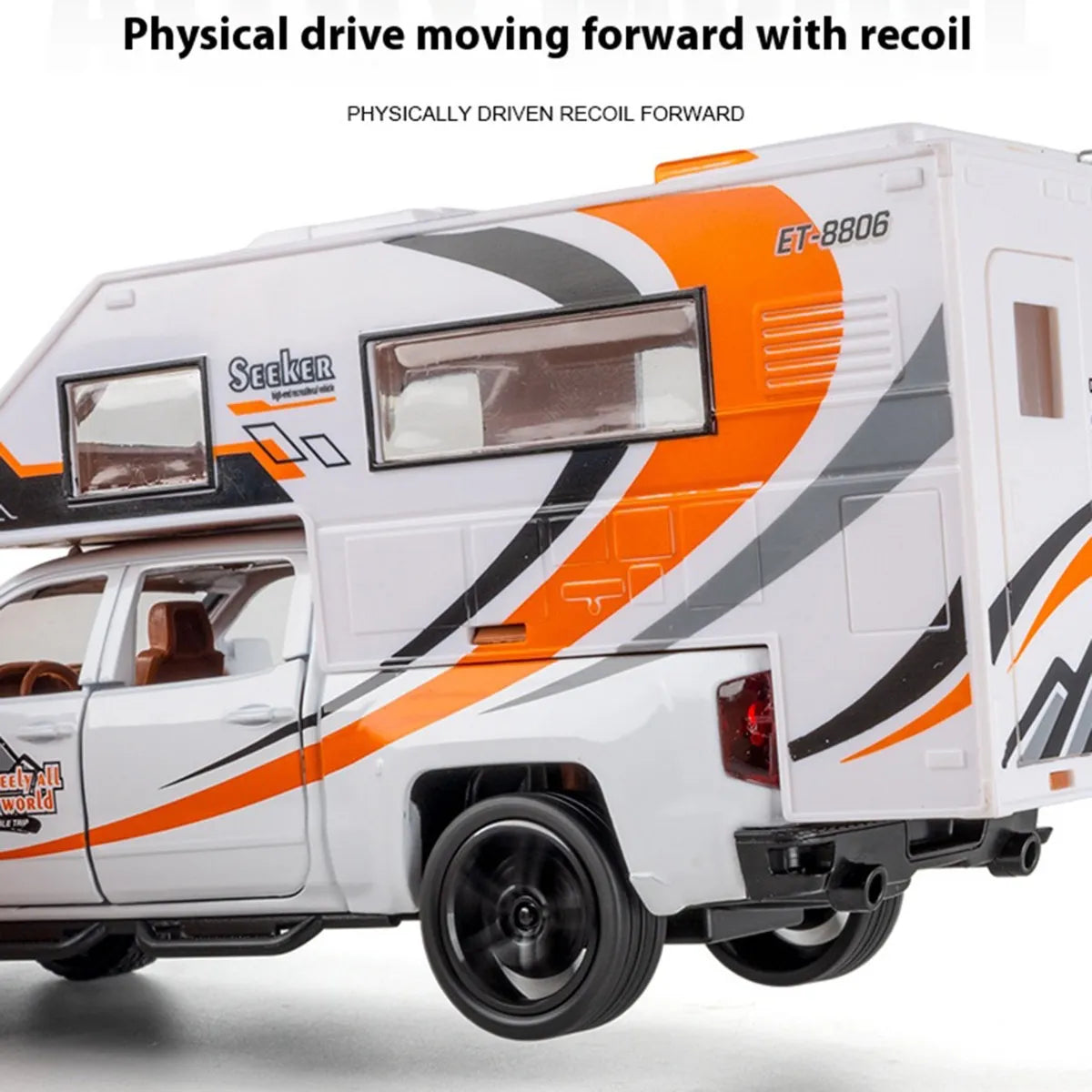 1:32 Diecast Chevrolet Camping Truck Model