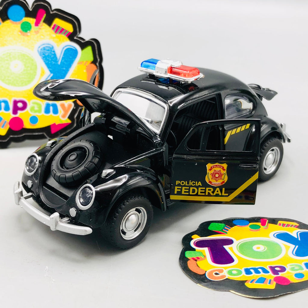 1:36 Mini Diecast Federal Police Beetle Model - 1Pc