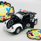 1:36 Mini Diecast Police Department Beetle Model - 1Pc
