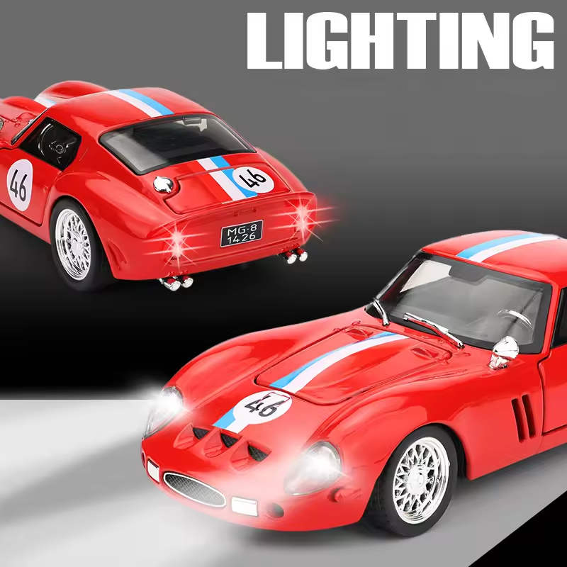 1:32 Diecast Ferrari 250 GTO Model Car With Acrylic Display Box