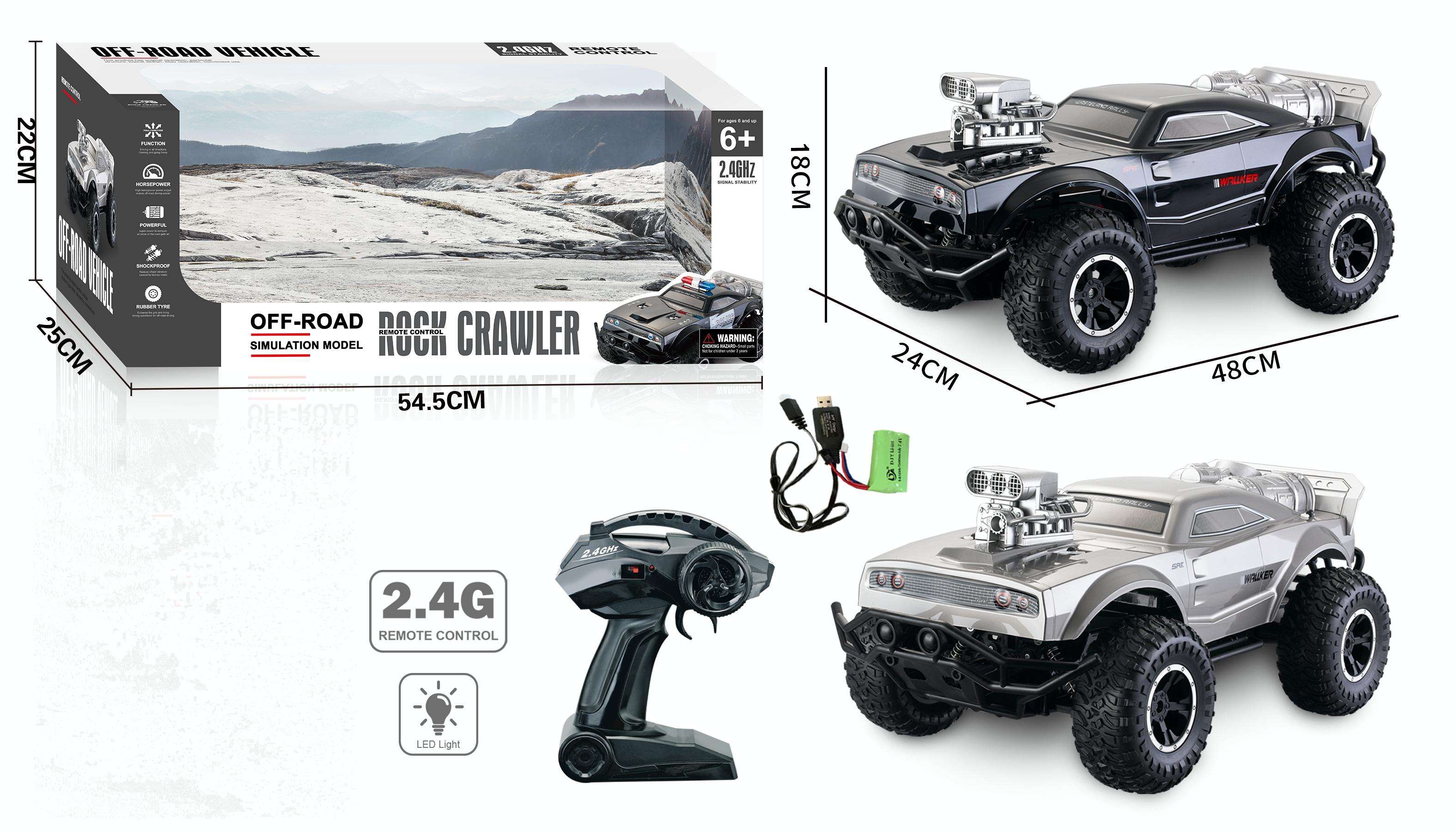 2.4GHz RC Dodge Off-Road Rock Crawler Truck