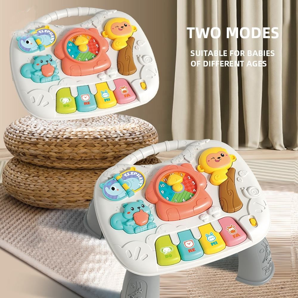 Multi-Functional Baby Musical Learning Activity Table - Gray