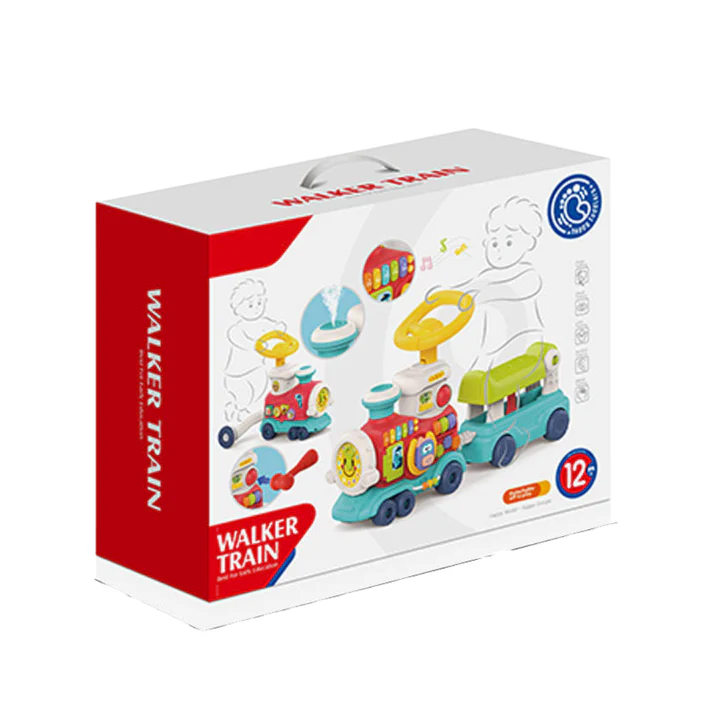 Huanger Multi-functional Baby Musical Train & Walker With Smoke