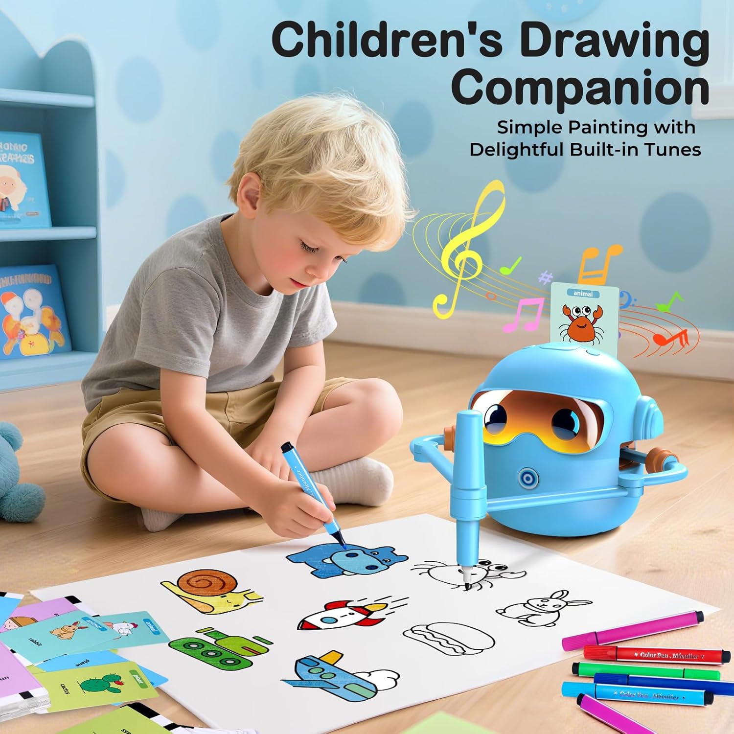 Kids Intelligent Drawing Robot Toy