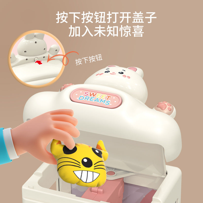 Kids Bear Claw Machine With Projection Camera