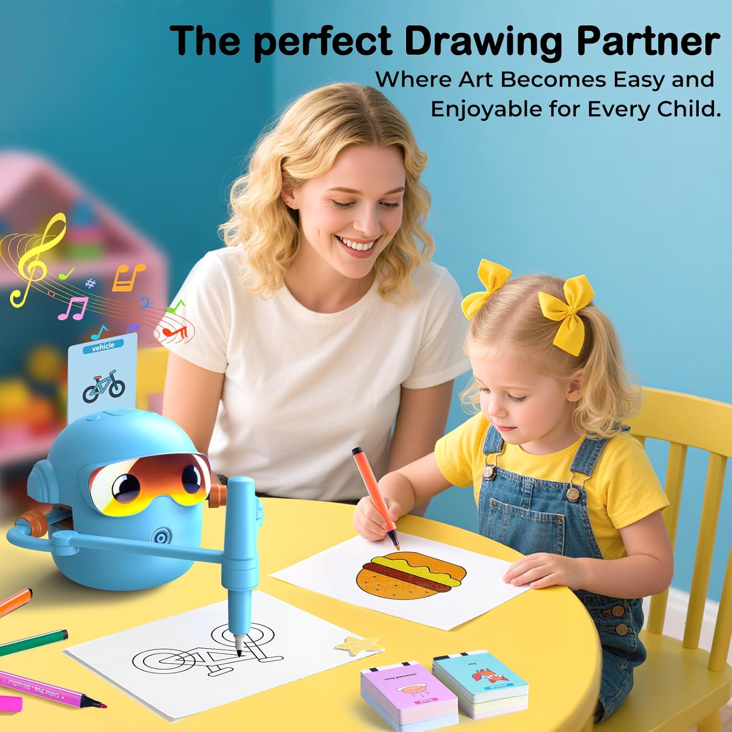Kids Intelligent Drawing Robot Toy