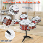 Kids Rock Music Jazz Drums With Instruments