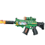 Kids Spaceman Themed Spray Gun With Light & Music