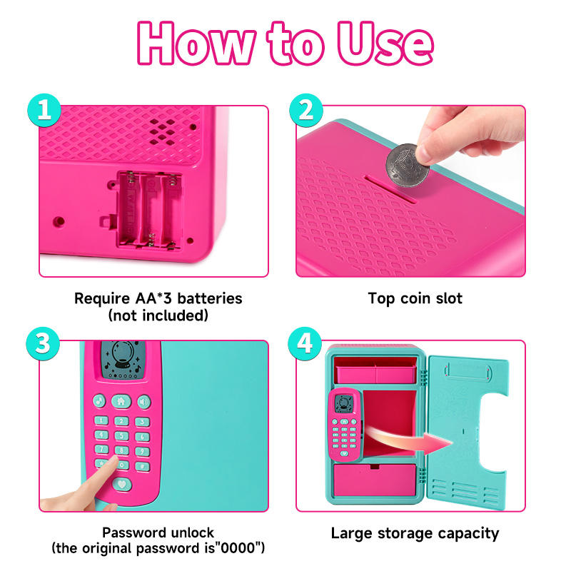Kids Password Unlock Secure Locker