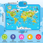 Multi-functional Baby Animals World Musical Map
