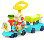 Huanger Multi-functional Baby Musical Train & Walker With Smoke