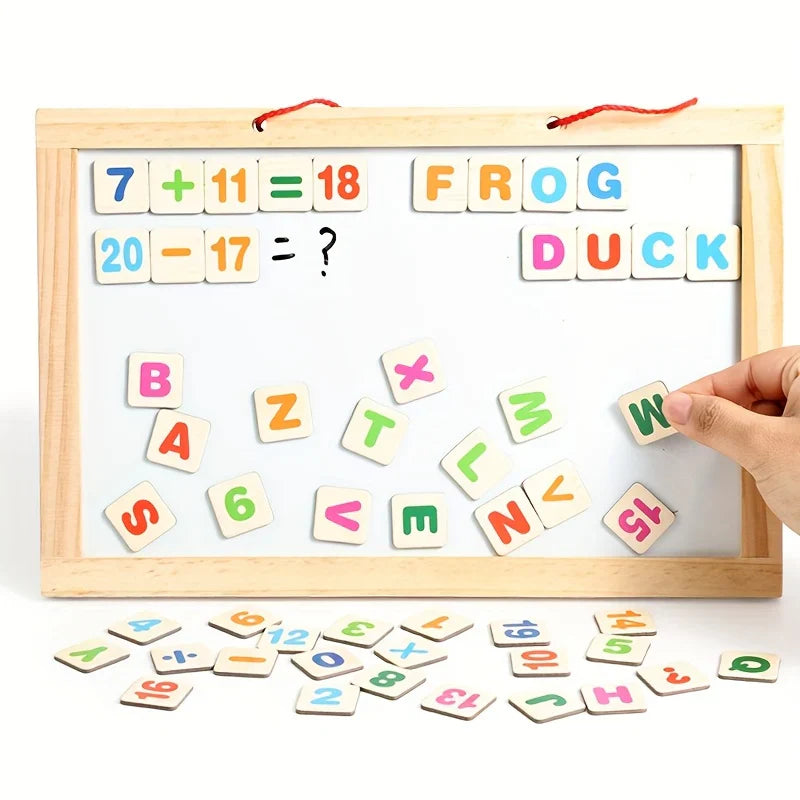Wooden Multi-functional Bear Changing Clothes & Drawing Board
