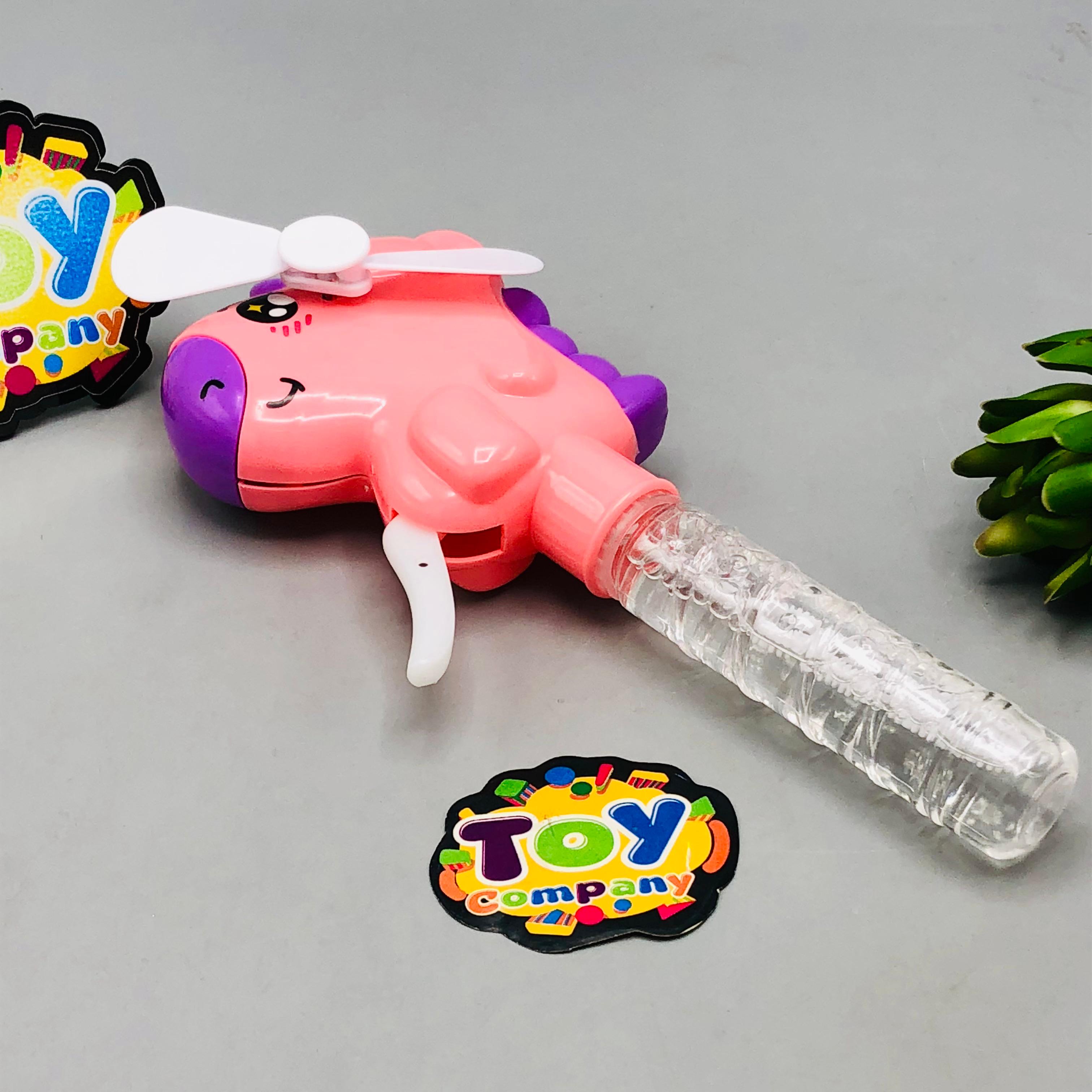 Pony Horse Hand Press Fan & Bubble Stick - 1Pc
