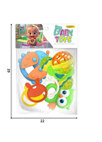 8Pcs Premium Baby Rattles & Teether Set
