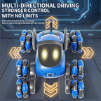 2.4G Mini RC 8 Wheels Stunt Robot Dog