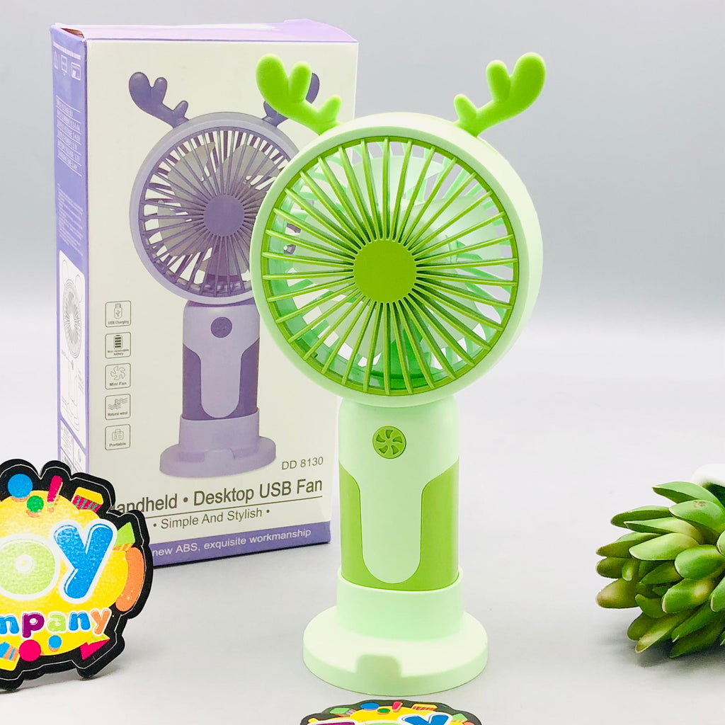 Rechargeable Deer Design Mini Cooling Fan