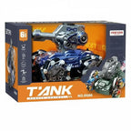 Remote Control Gel Blaster Shooting Tank With Smoke