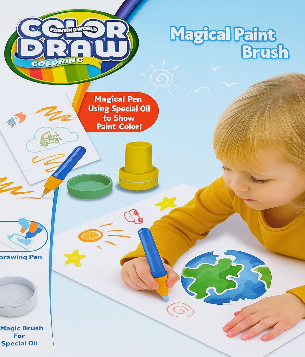 26Pcs Toddlers Magical Color Painting Set