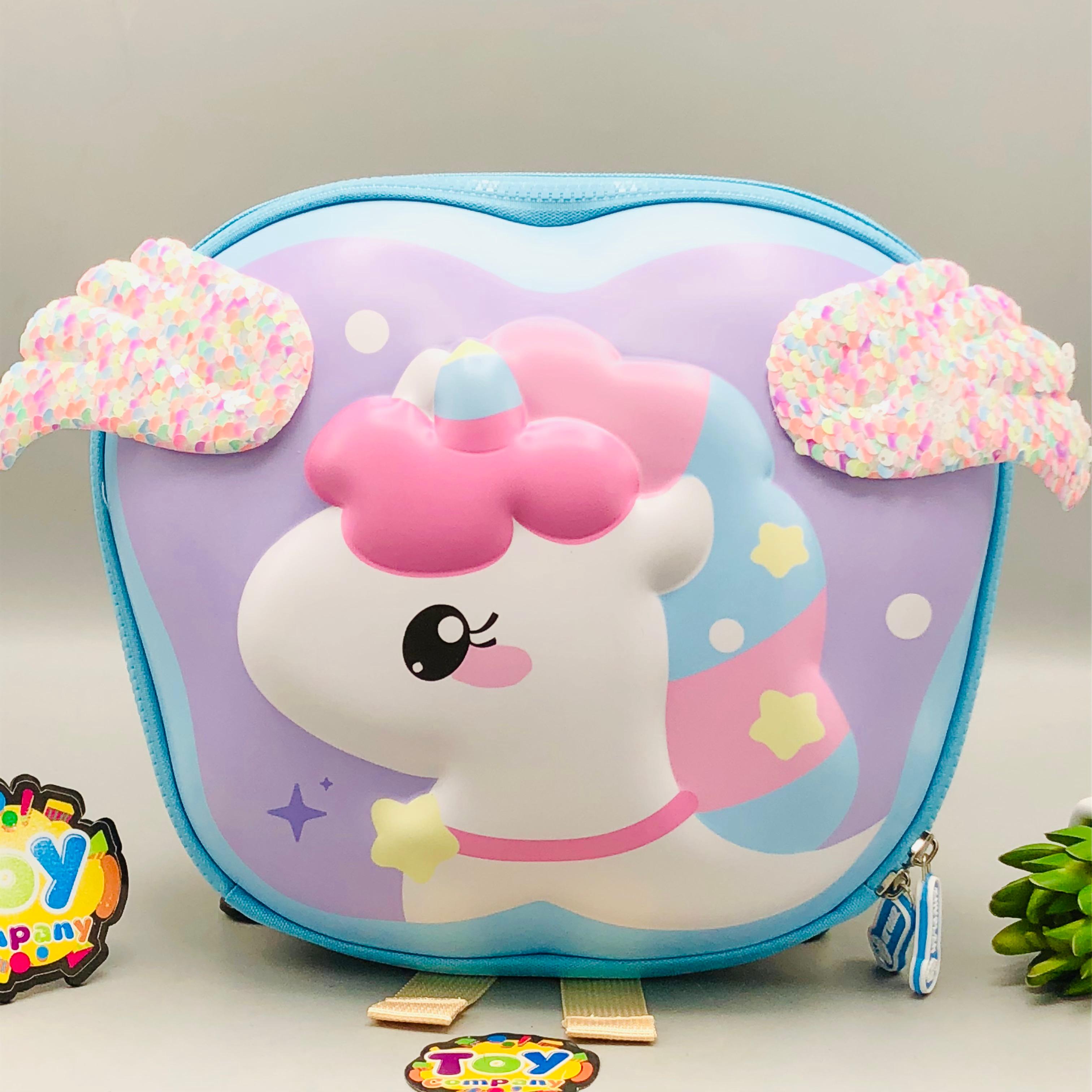 Unicorn 3D Shell Kids Picnic Backpack