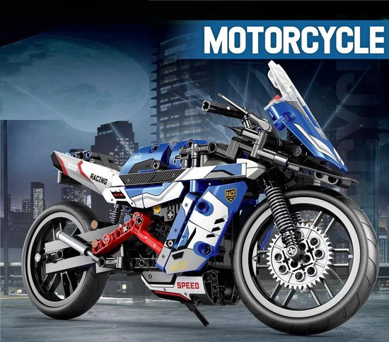 426Pcs DIY Racing Bike Lego Bricks Set
