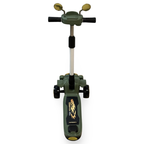 Vintage Car Design Kids Scooter With Light & Music - Green