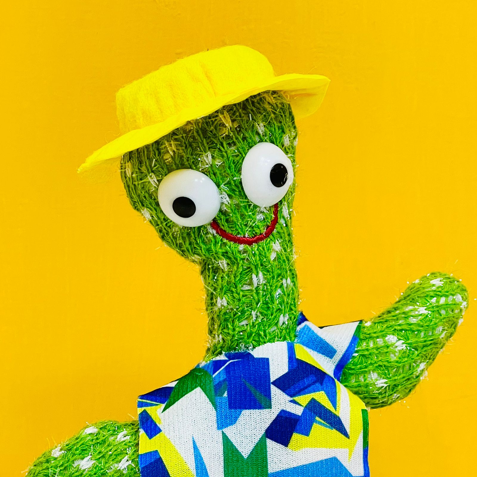 Rechargeable Cute Dancing and Talking Cactus - Large