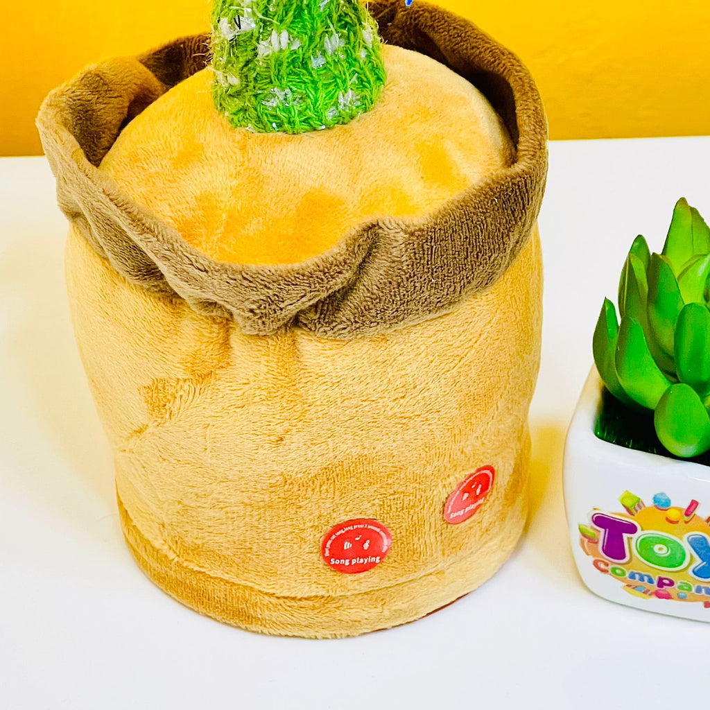 Rechargeable Cute Dancing and Talking Cactus - Large