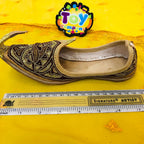 Hand-Made Traditional Khussa For Boys - Multi Brown