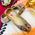 Hand-Made Multani Khussa For Girls - Multi Skin